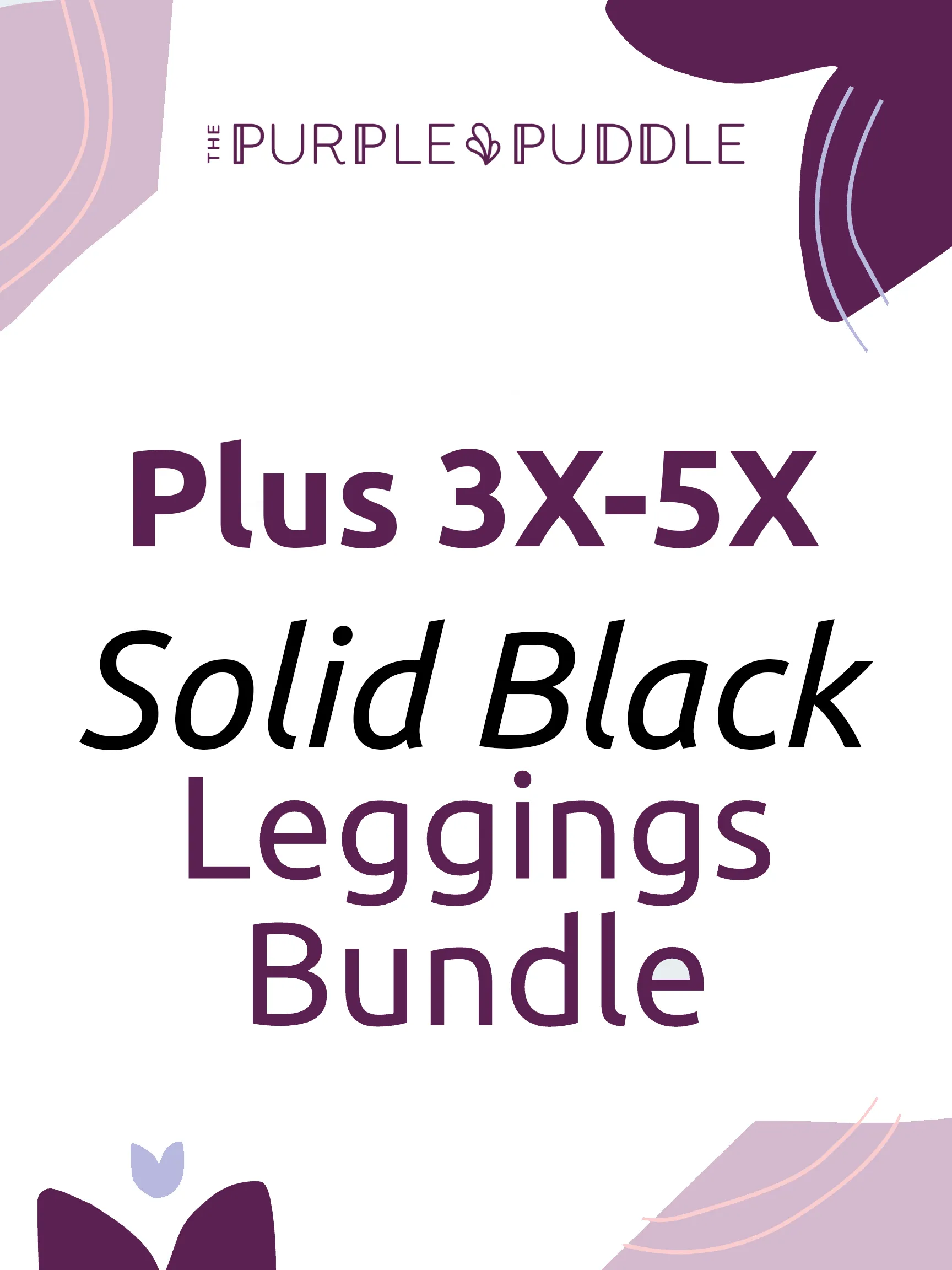 5-Pack Black Bundle Plus (3X-5X)