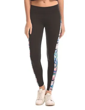 Aeropostale Contrast Panel Active Leggings