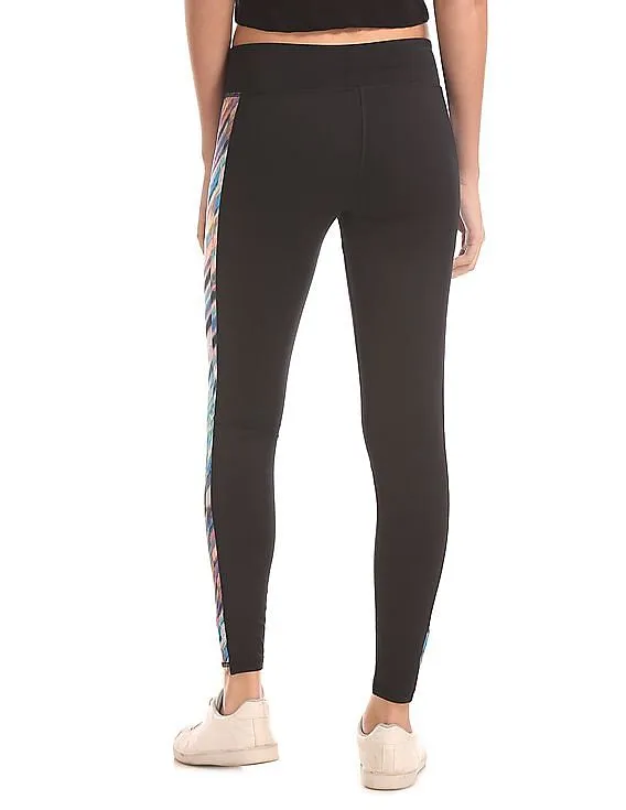 Aeropostale Contrast Panel Active Leggings