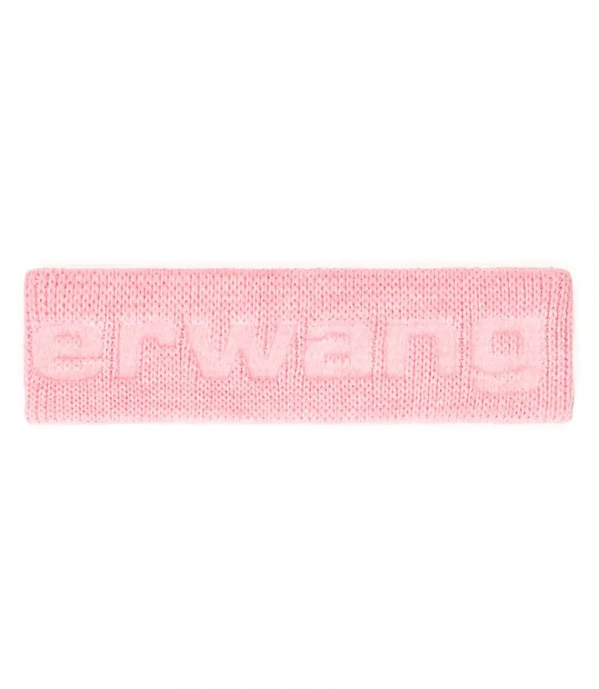 ALEXANDERWANG.TLOGO HEADBAND IN COMPACT DEBOSS