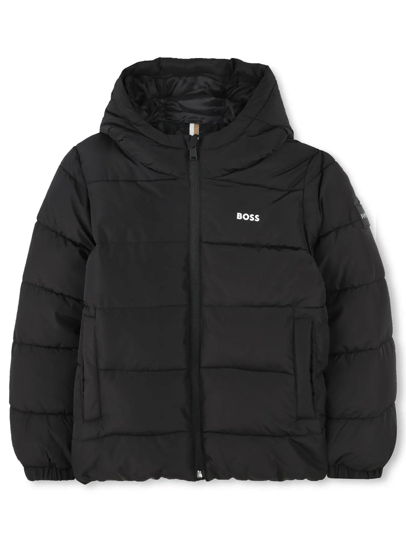 BOSS Boys Padded Coat - Black