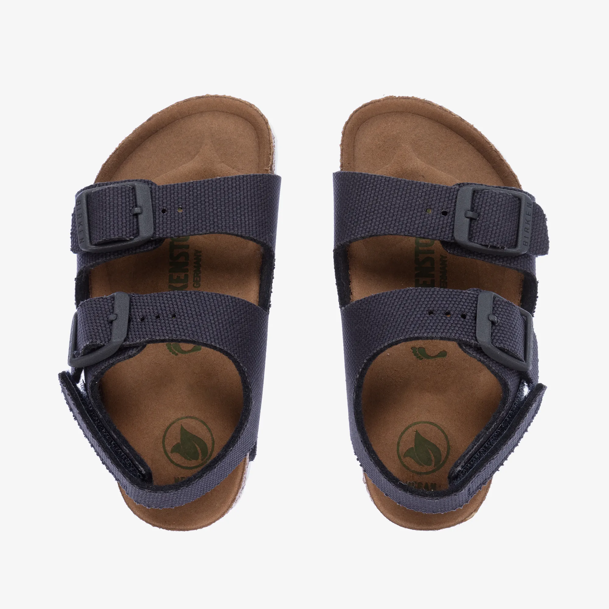 Boys Navy Blue Canvas Milano Sandals