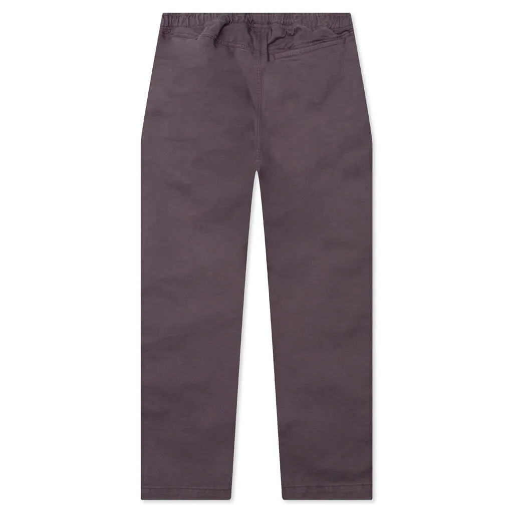 Brushed Beach Pant - Wine