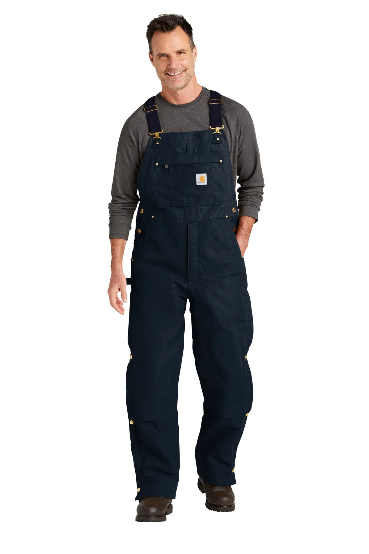 Carhartt Short Firm Duck Insulated Bib Overalls