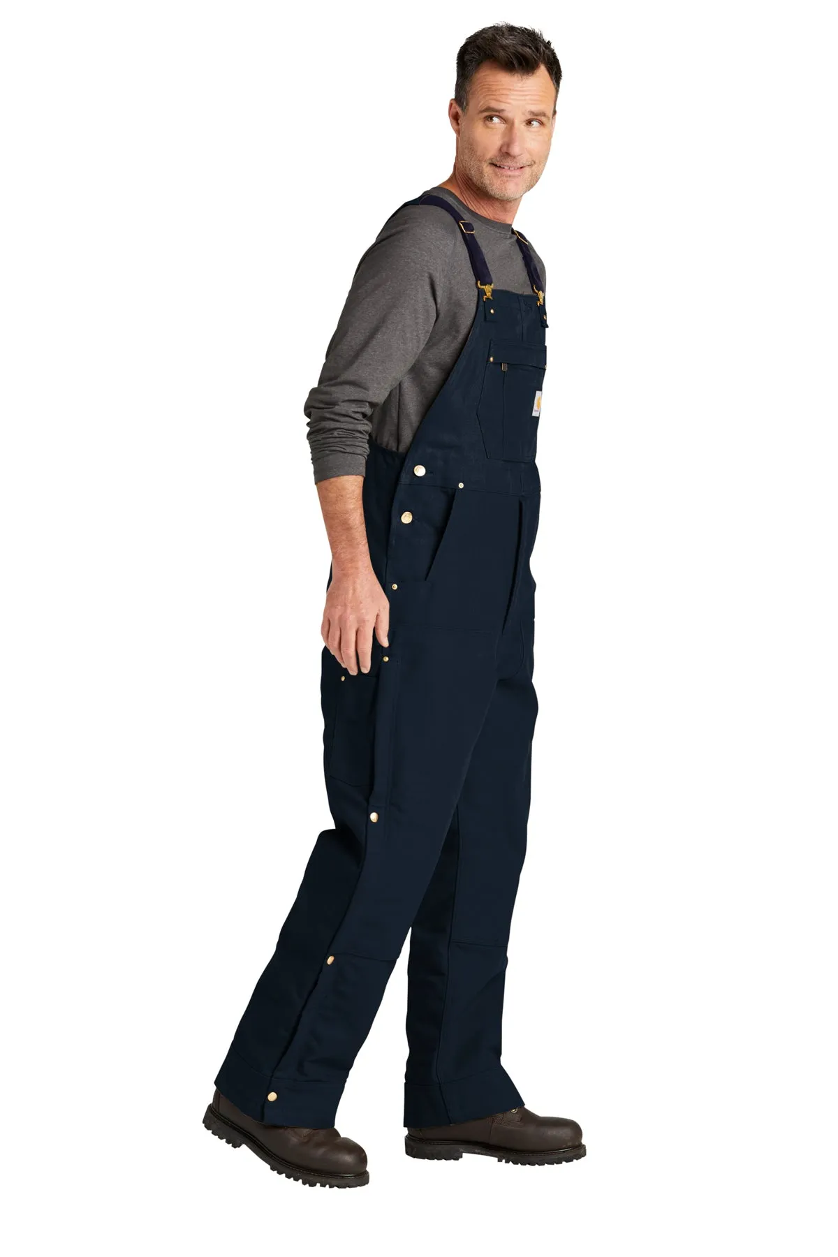 Carhartt Short Firm Duck Insulated Bib Overalls