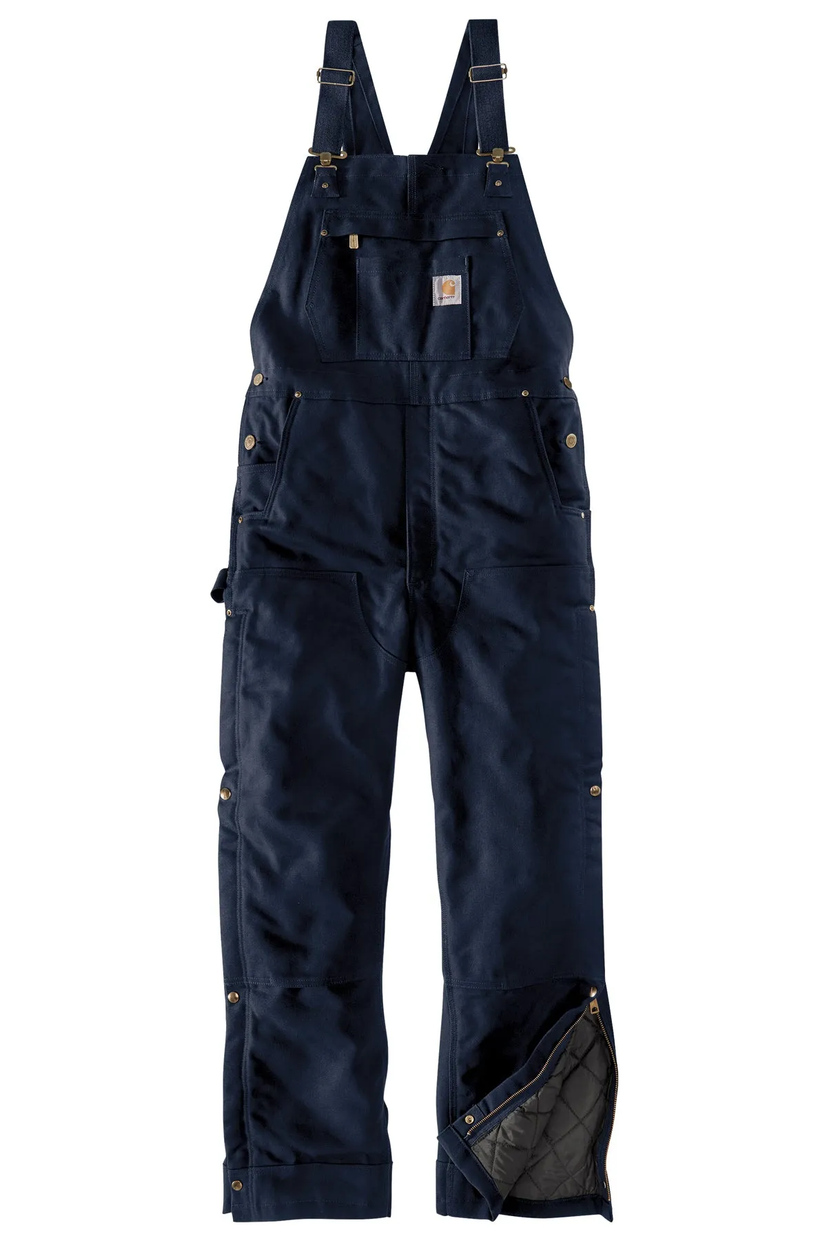 Carhartt Short Firm Duck Insulated Bib Overalls