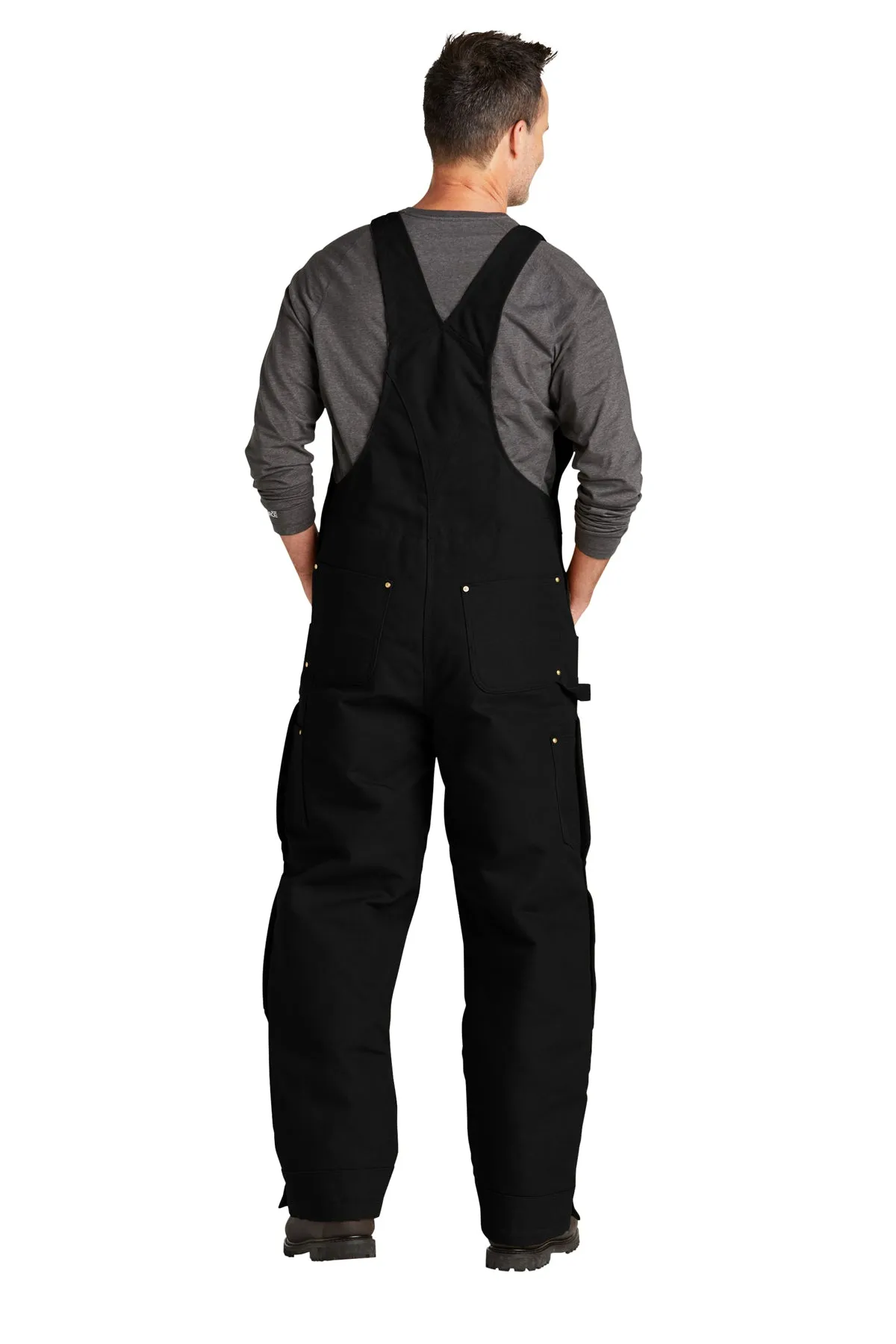 Carhartt Short Firm Duck Insulated Bib Overalls