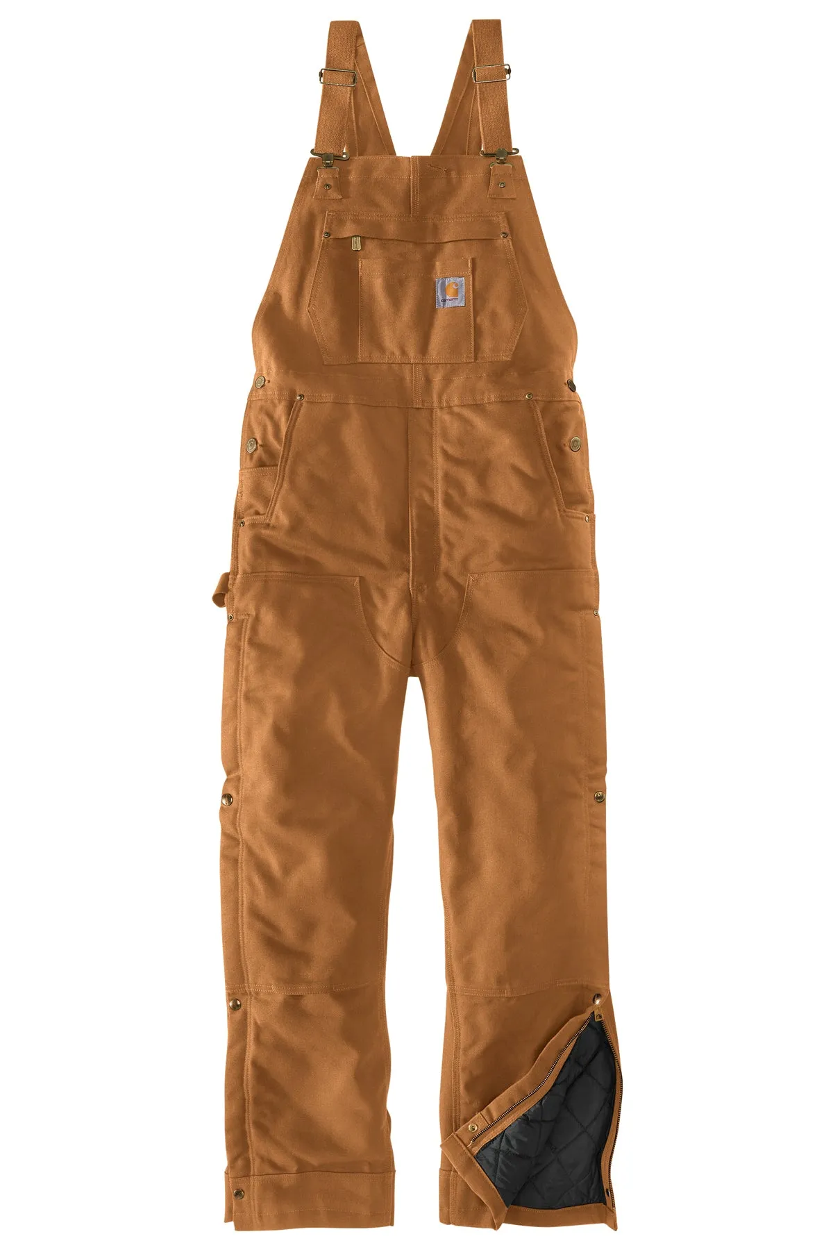 Carhartt Short Firm Duck Insulated Bib Overalls