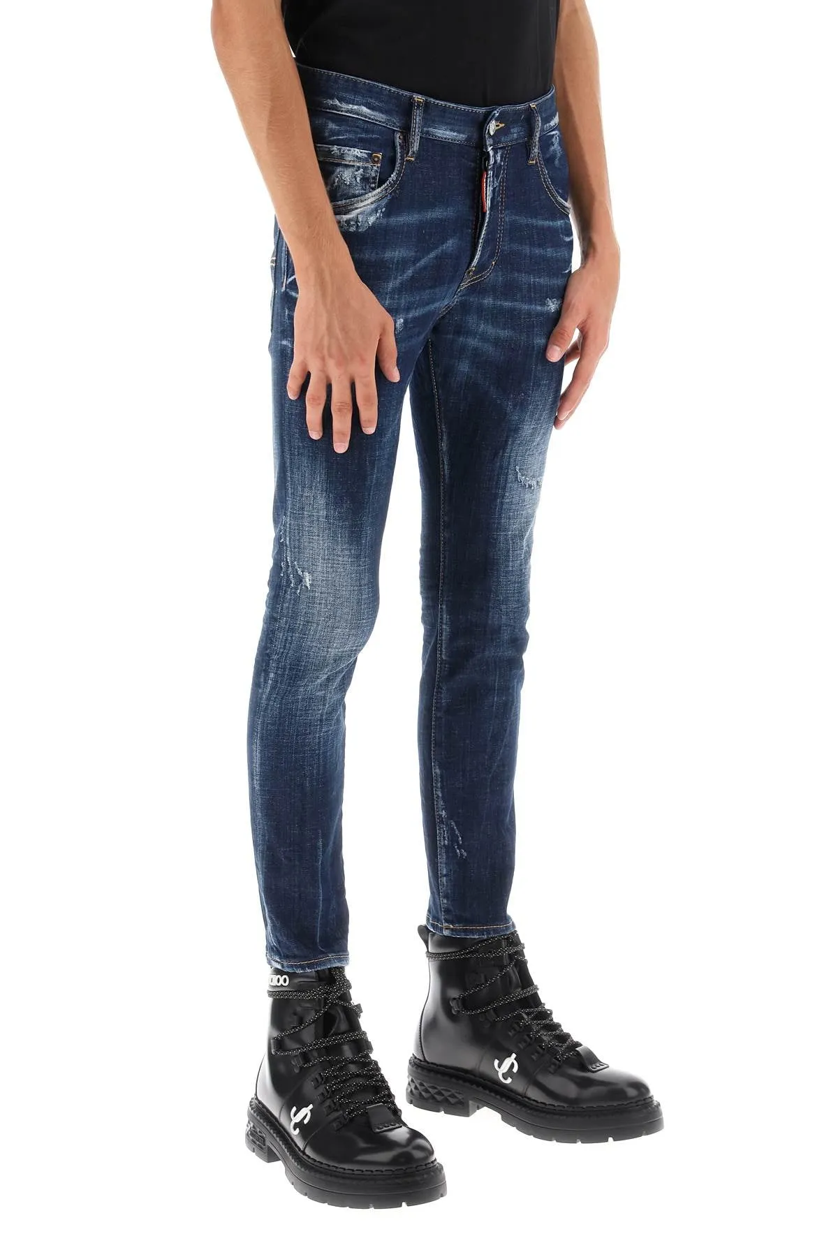 Dark Easy Wash Skater Jeans