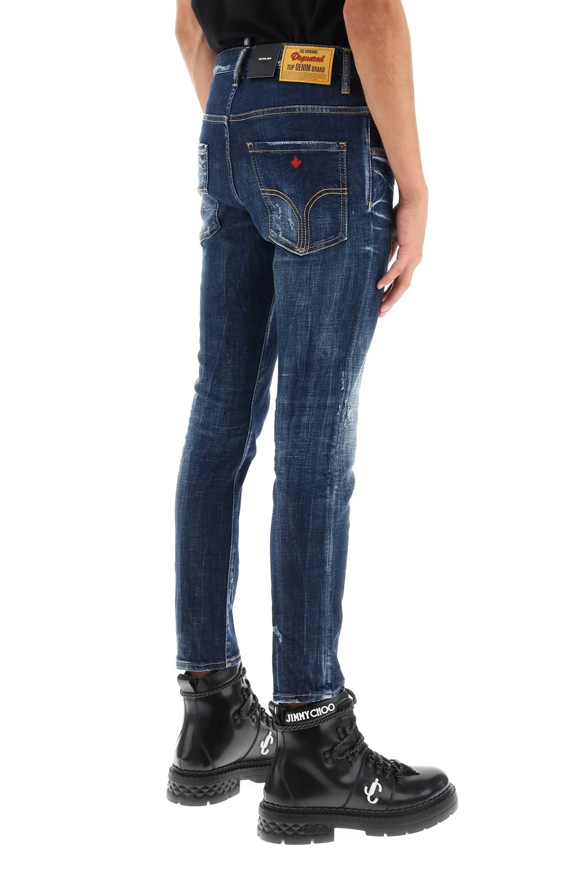 Dark Easy Wash Skater Jeans