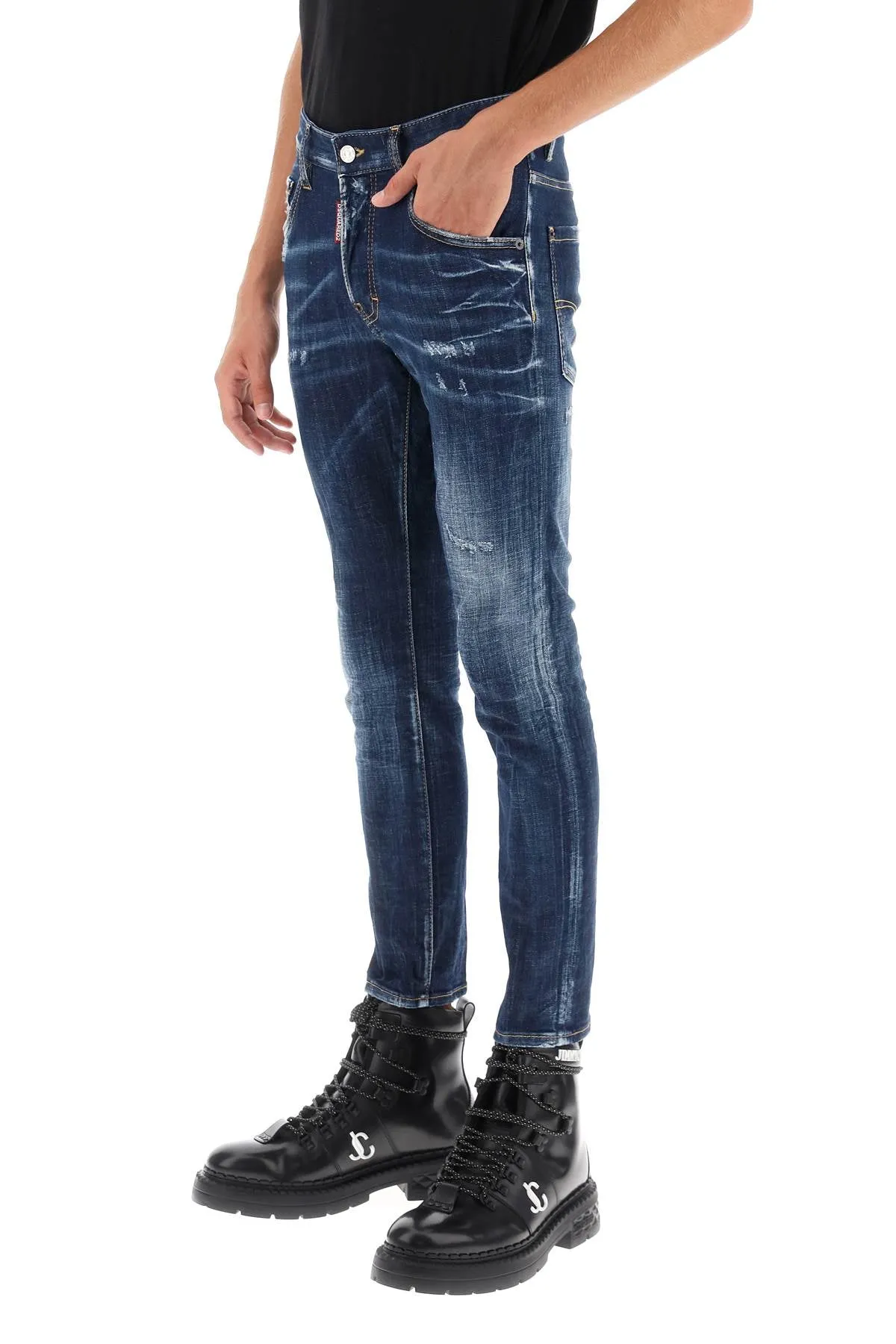 Dark Easy Wash Skater Jeans