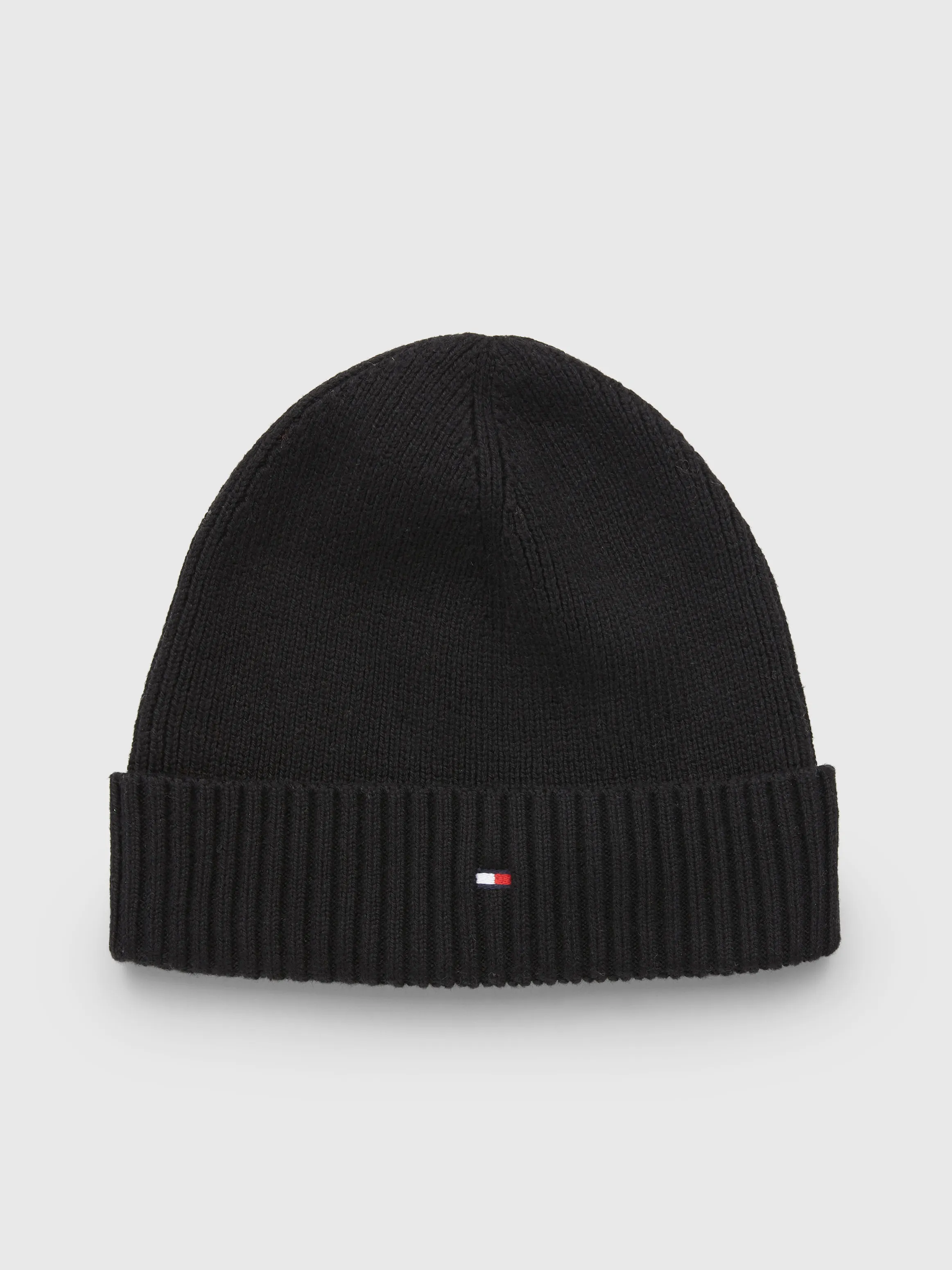 Essential Flag Rib-Knit Beanie | Hats, Gloves & Scarves | Tommy Hilfiger