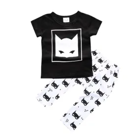 Fashion Lovely Baby Clothing Set Character Cotton Baby Boy Clothes Kids (PantsT-shirt) Boy Clothes Sets SM6