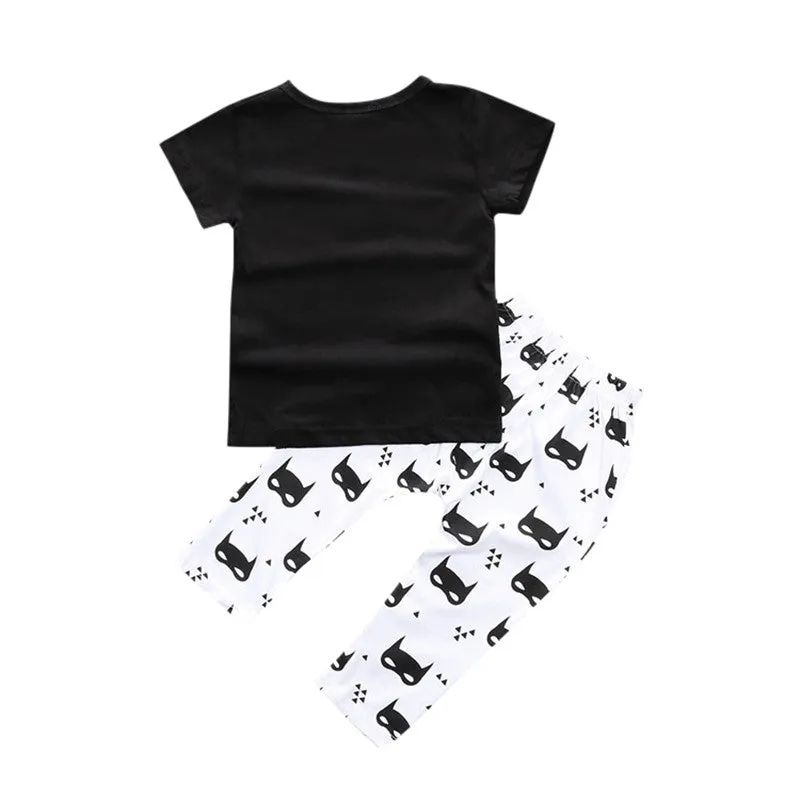 Fashion Lovely Baby Clothing Set Character Cotton Baby Boy Clothes Kids (PantsT-shirt) Boy Clothes Sets SM6