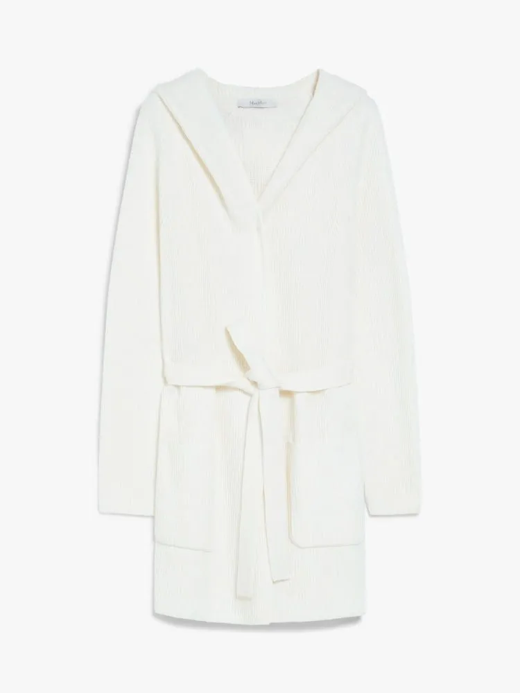 FINEZZA KNITTED COAT-JACKET WHITE