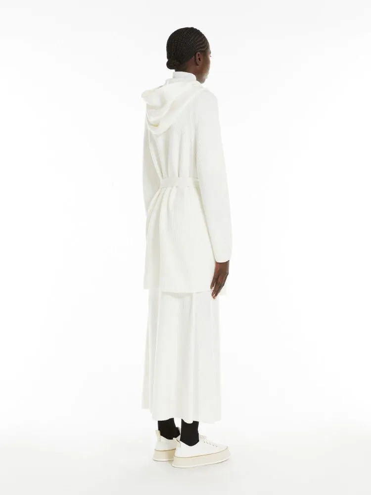 FINEZZA KNITTED COAT-JACKET WHITE