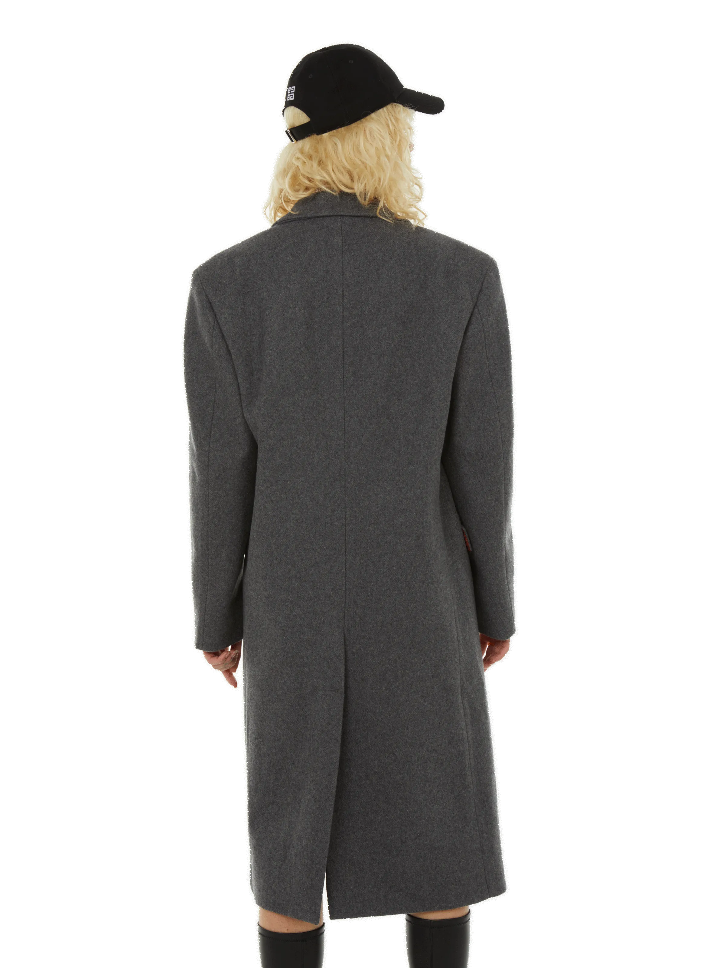 HOMMEGIRLS  Wool-blend coat - Grey