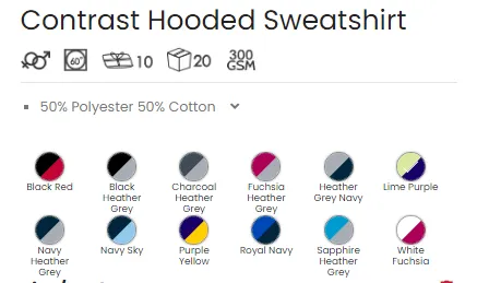 Hoody Contrast – 7SPOT