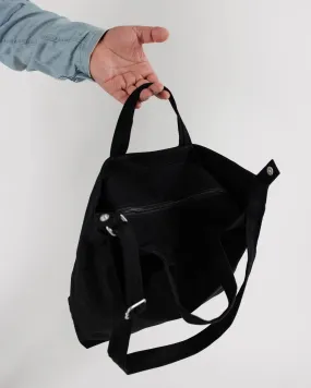 Horizontal Zip Duck Bag in Black