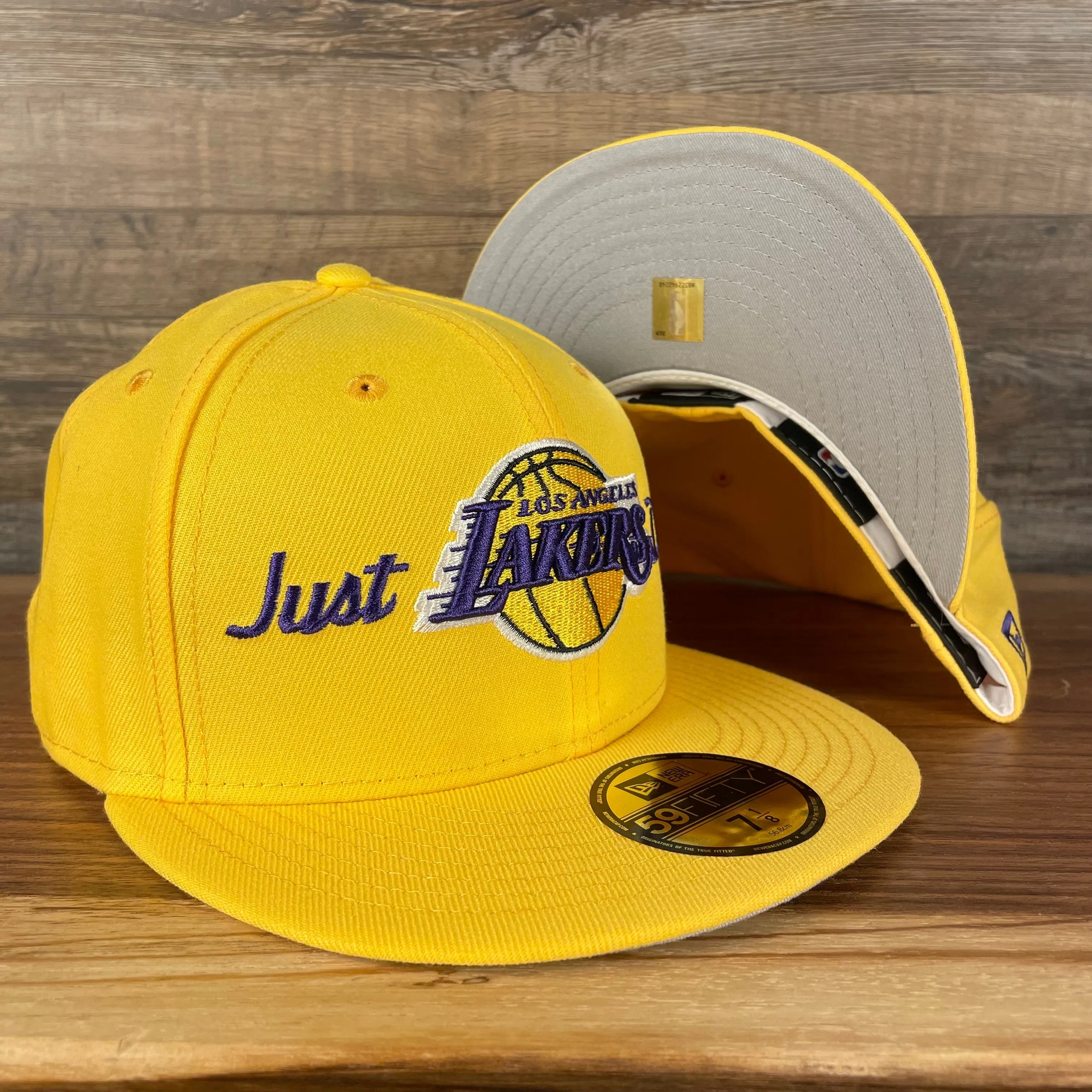 Just Don X NBA Los Angles Lakers All Star Weekend Yellow 59Fifty Fitted Cap