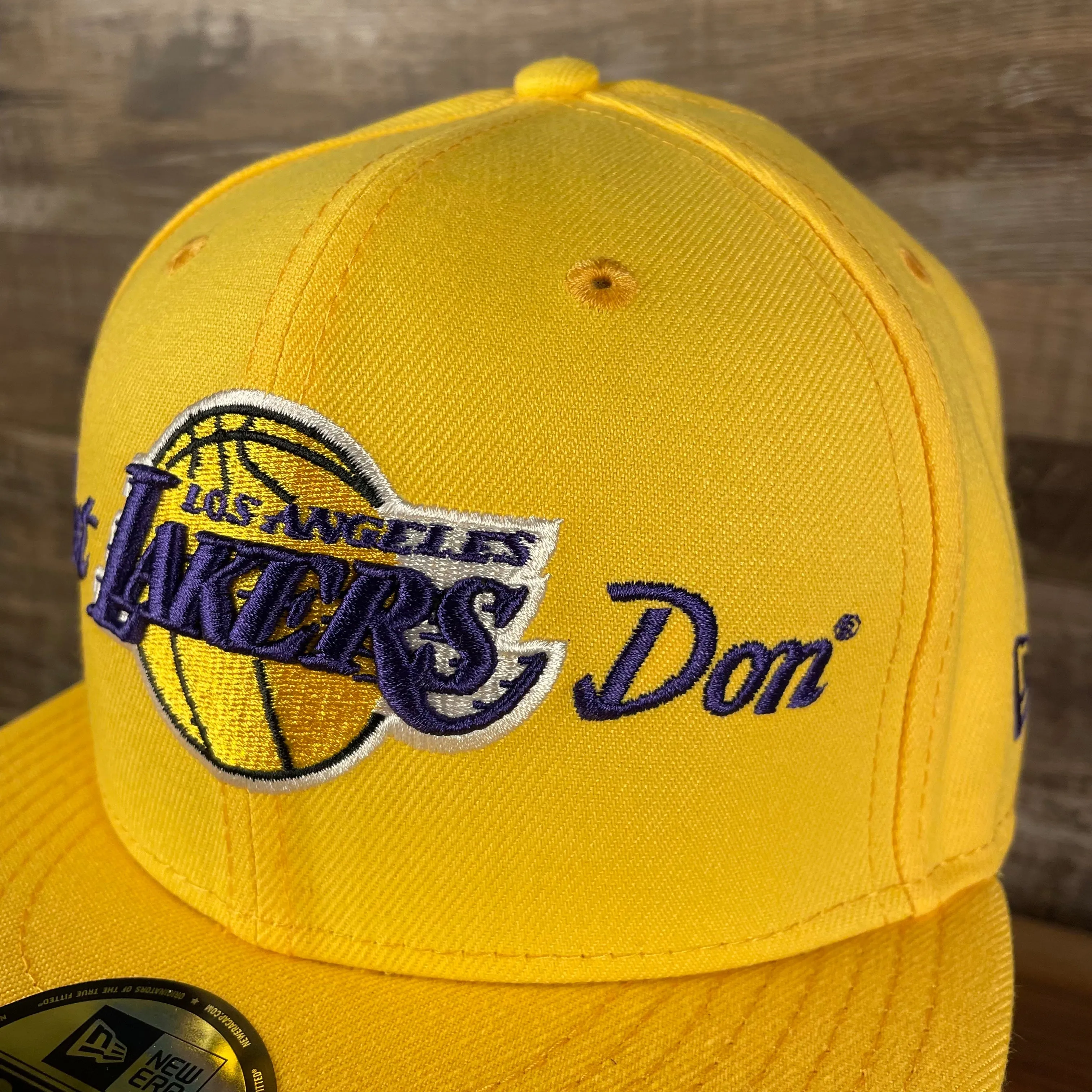 Just Don X NBA Los Angles Lakers All Star Weekend Yellow 59Fifty Fitted Cap