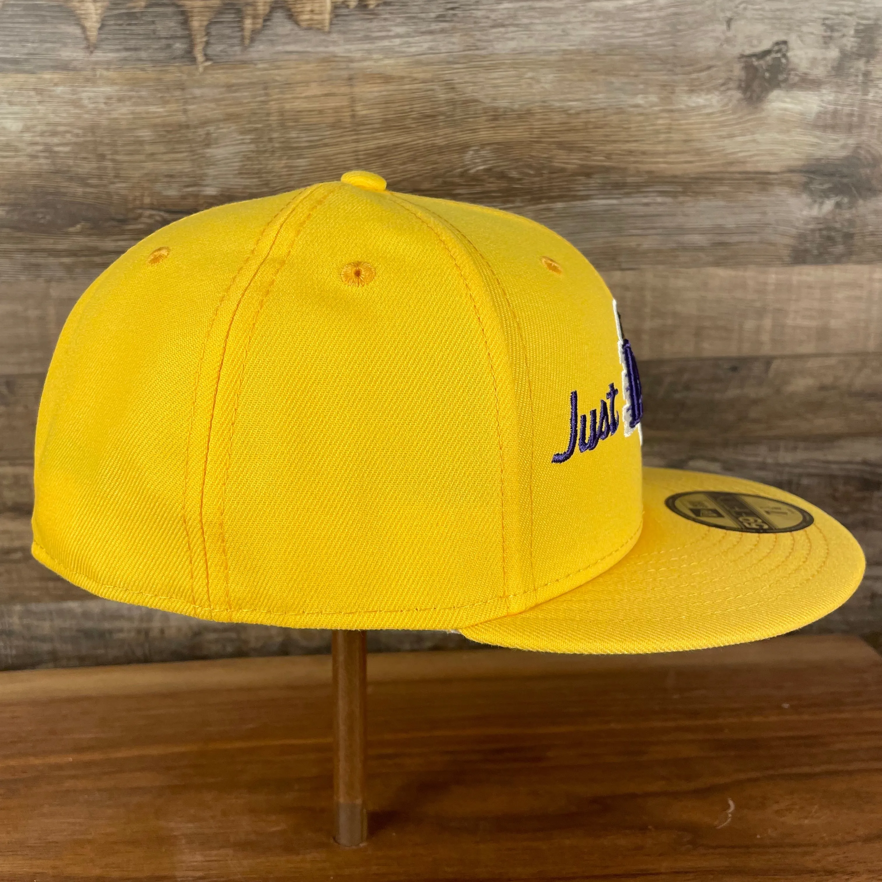 Just Don X NBA Los Angles Lakers All Star Weekend Yellow 59Fifty Fitted Cap