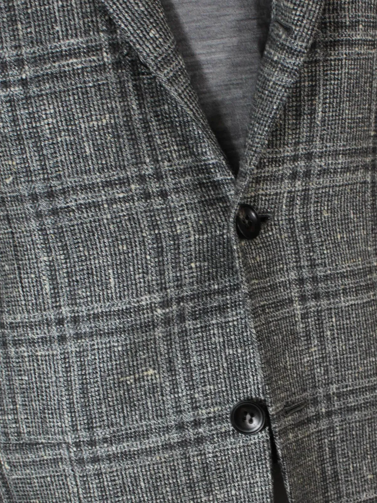 Kiton Sport Coat Gray Windowpane - Cashmere Unlined Men Blazer EUR 50 - US 40 R