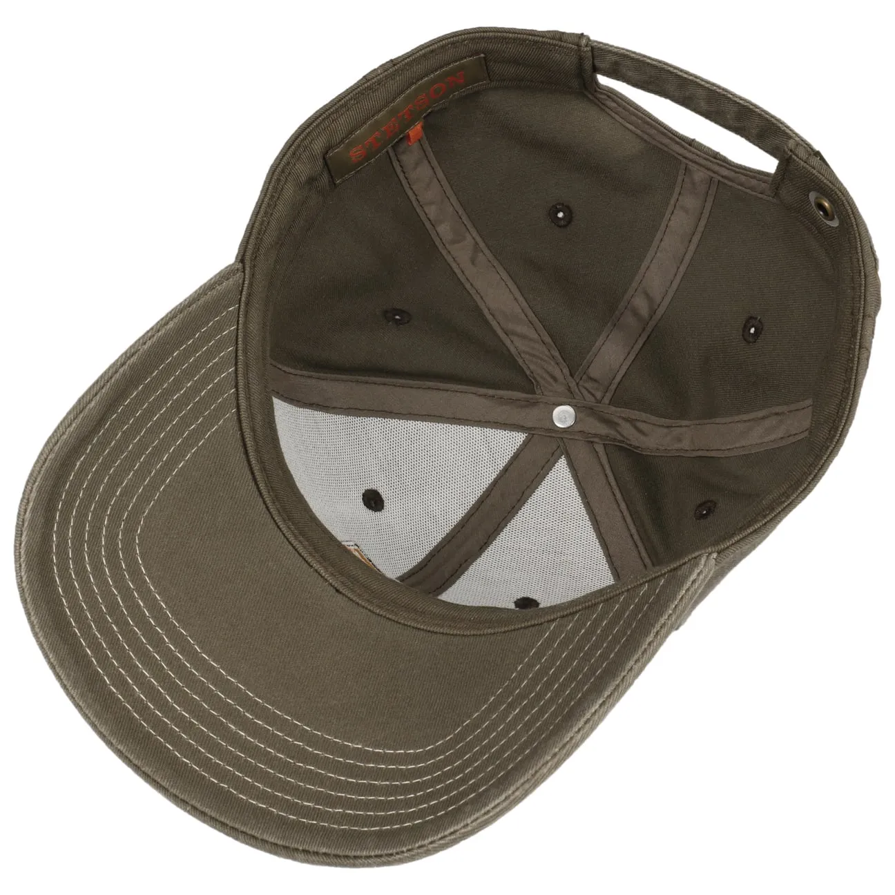 Lenloy Cotton Cap, Brown/Grey