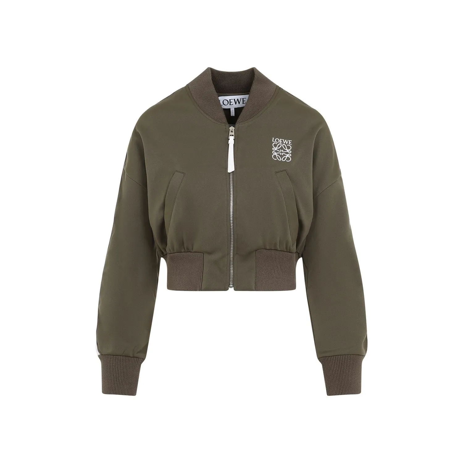 LOEWE Contemporary Green Bomber Jacket