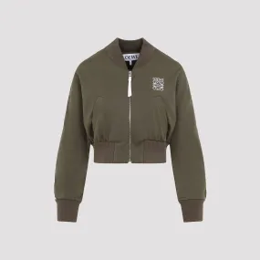 LOEWE Contemporary Green Bomber Jacket