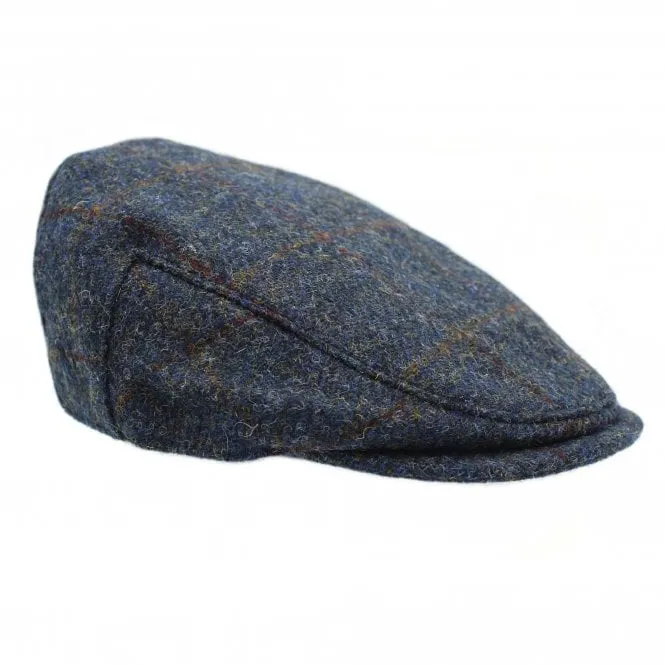 Mens Highland Harris Tweed Flat Cap