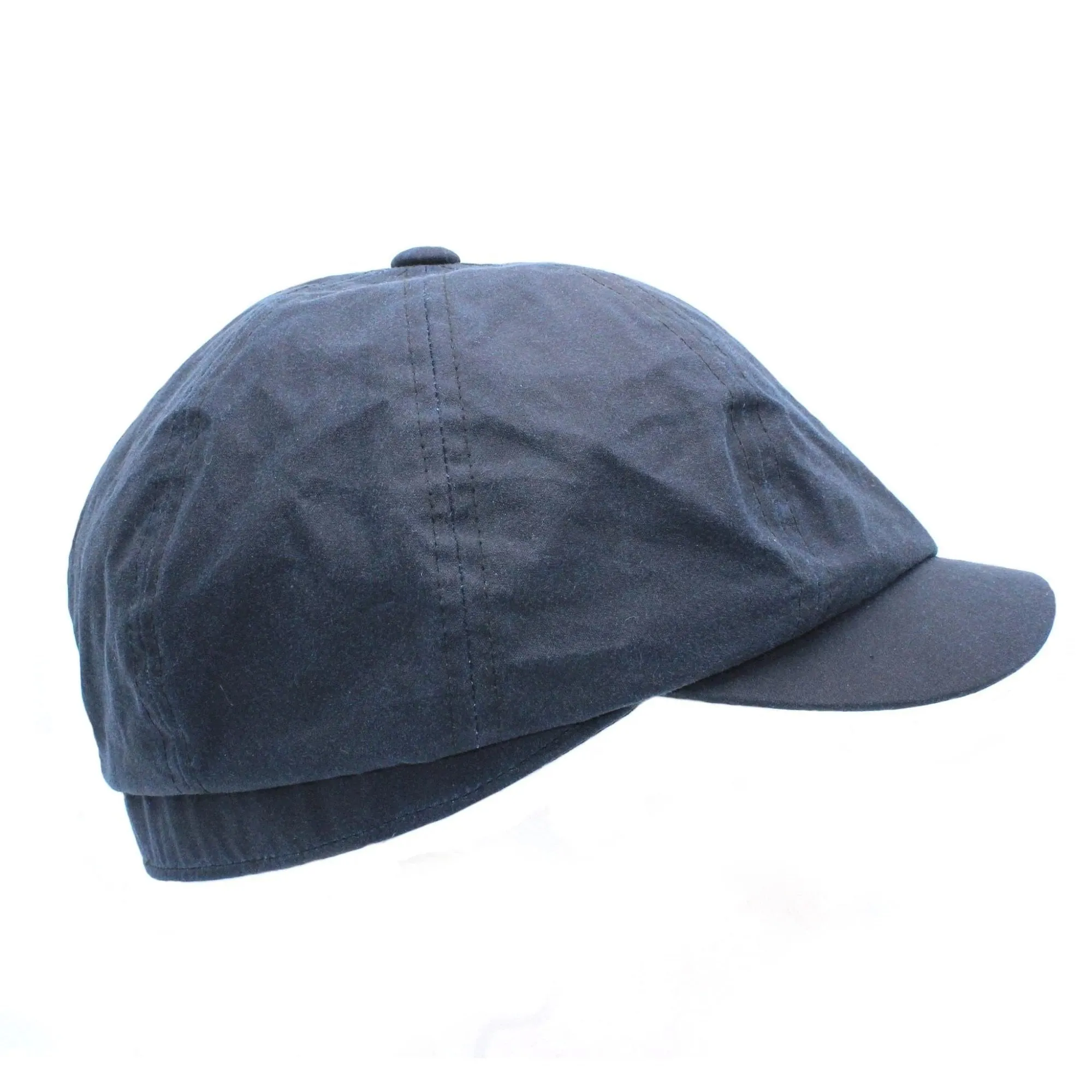 Mens Portree Wax Newsboy Cap