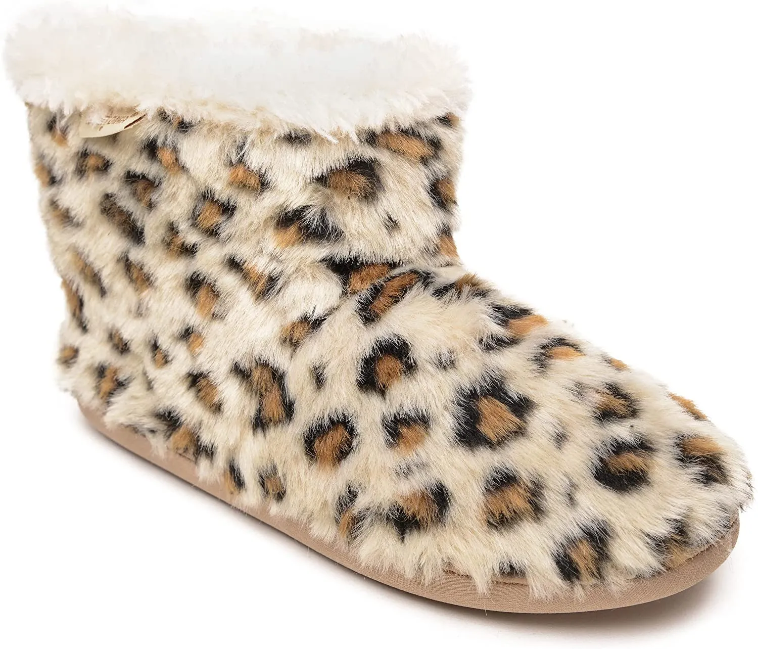 Minnentonka Women's Betty Faux Fur Slipper Boot