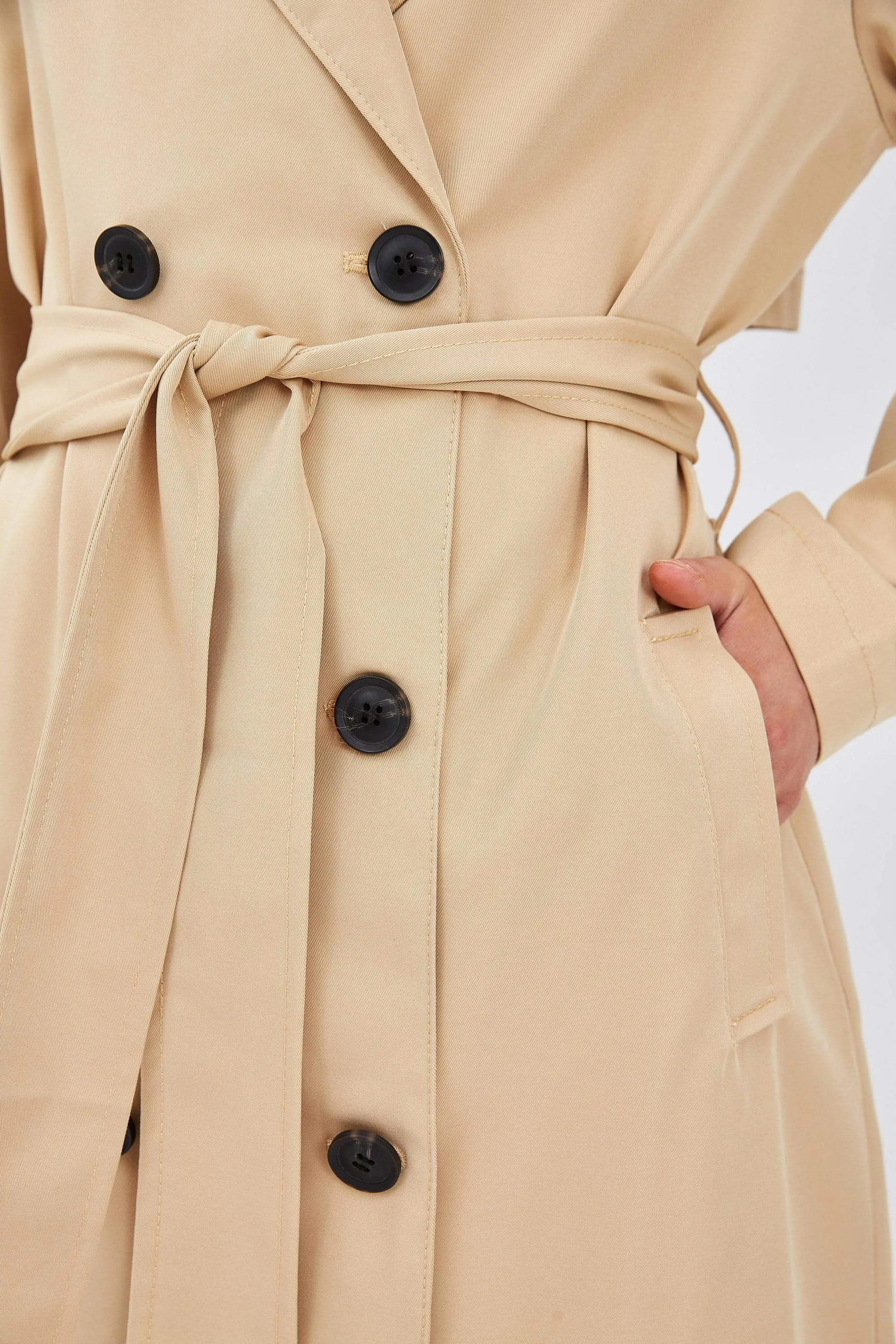 Staple Trench in Camel