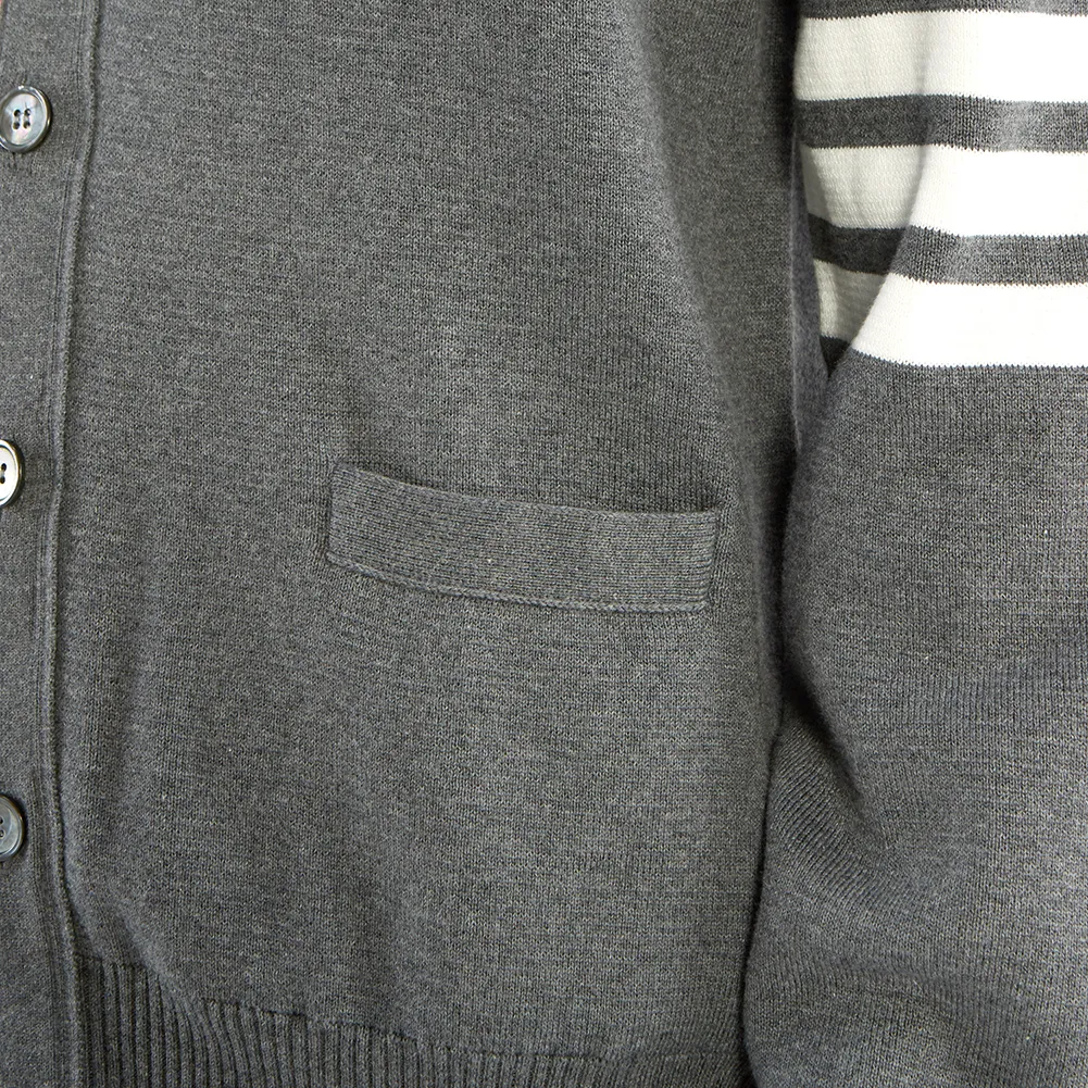 THOM BROWNE  |Unisex Street Style Plain Logo Designers Cardigans