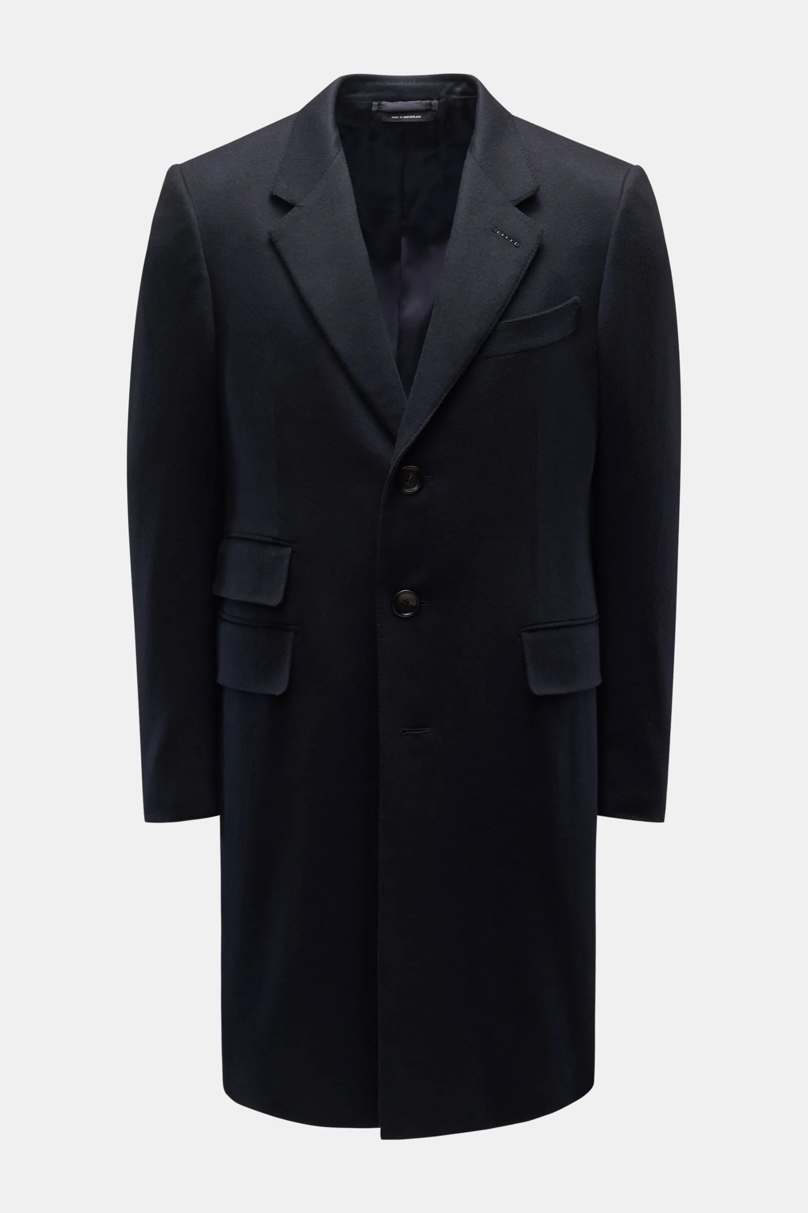 TOM FORD cashmere coat navy