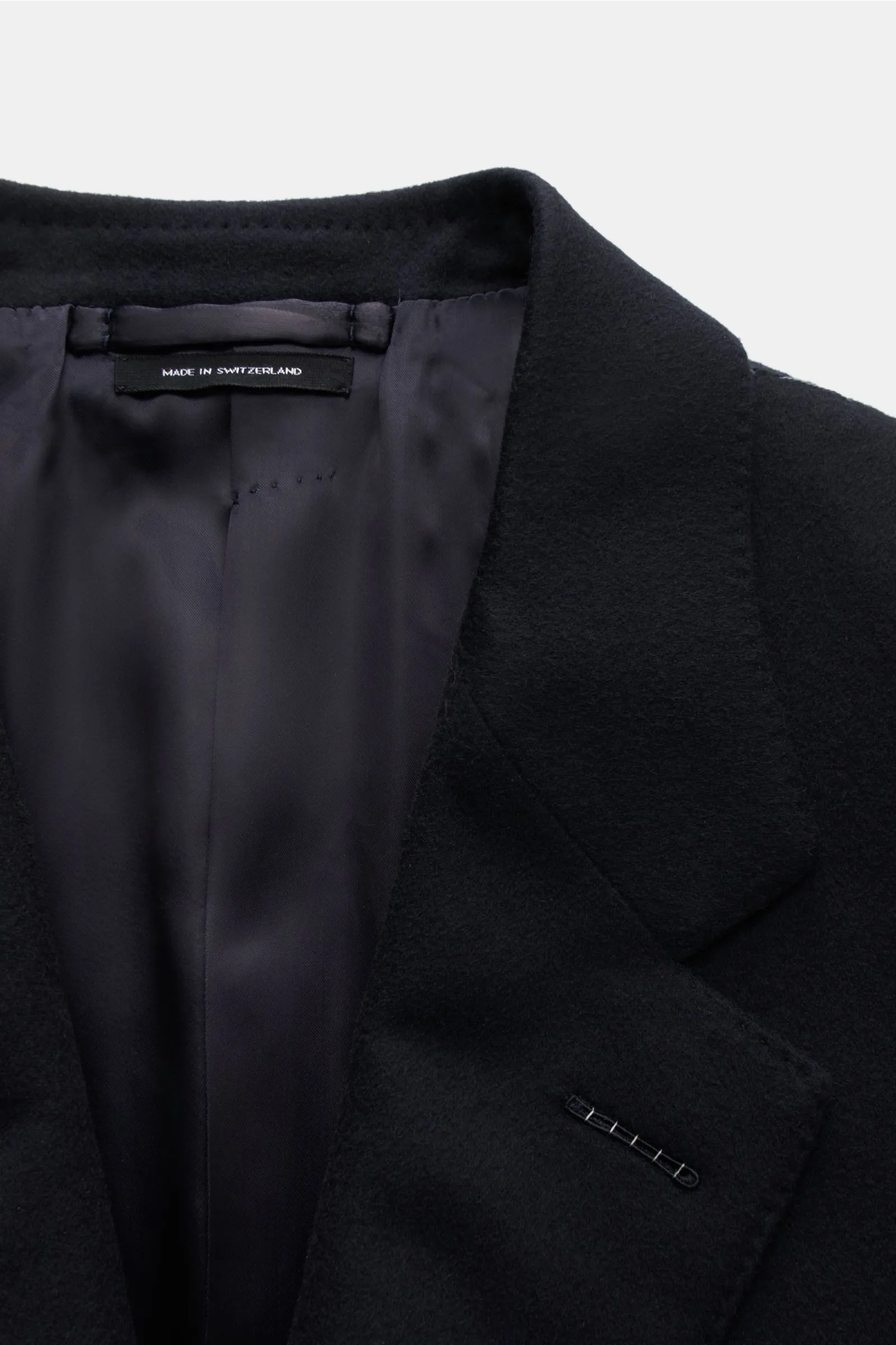 TOM FORD cashmere coat navy