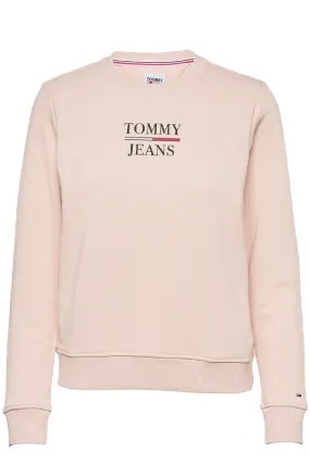 Tommy Hilfiger Women Middle Logo Sweatshirt Beige