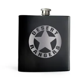 Wasteland 3 Desert Rangers Laser Engraved Flask