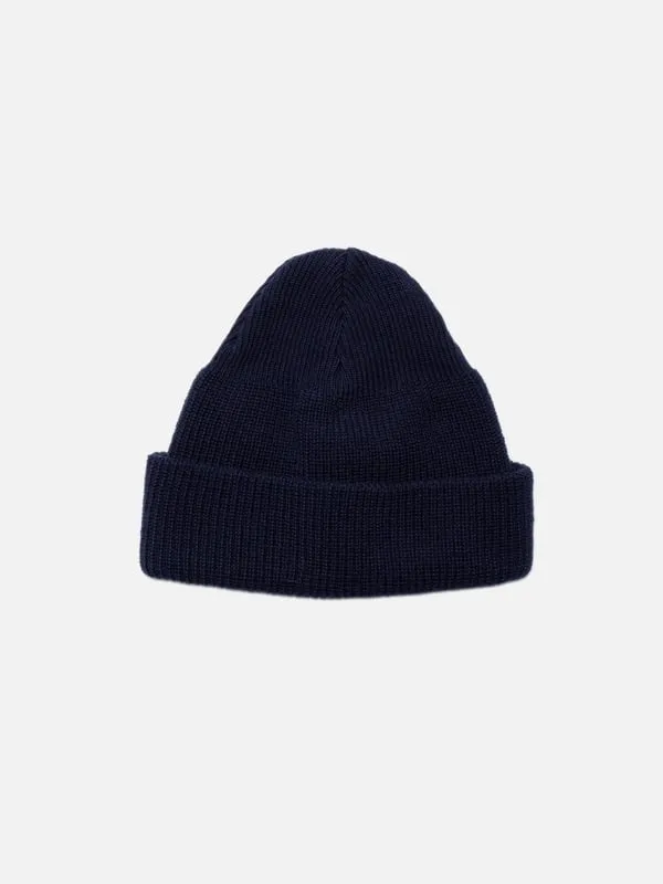 Watch Cap Cotton Beanie Navy