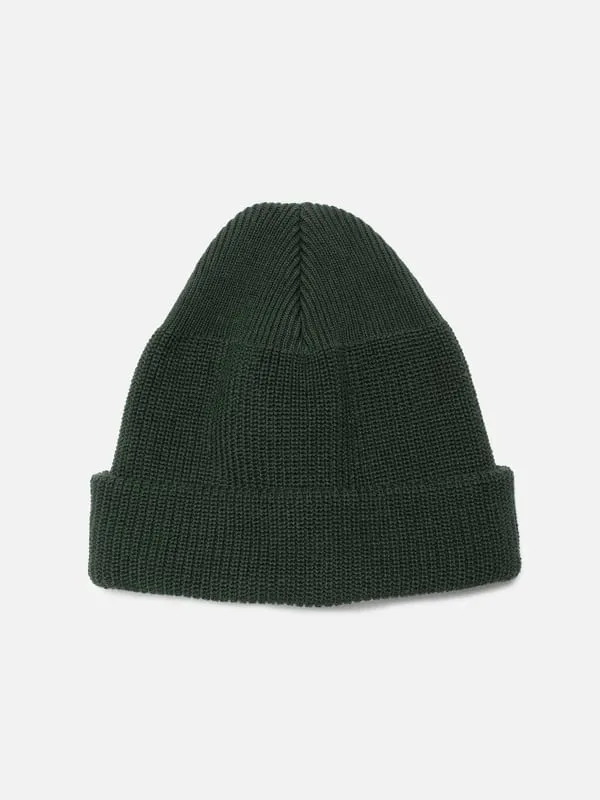 Watch Cap Cotton Beanie Racing Green