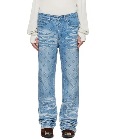 Who Decides War Blue Thread Plate Jeans