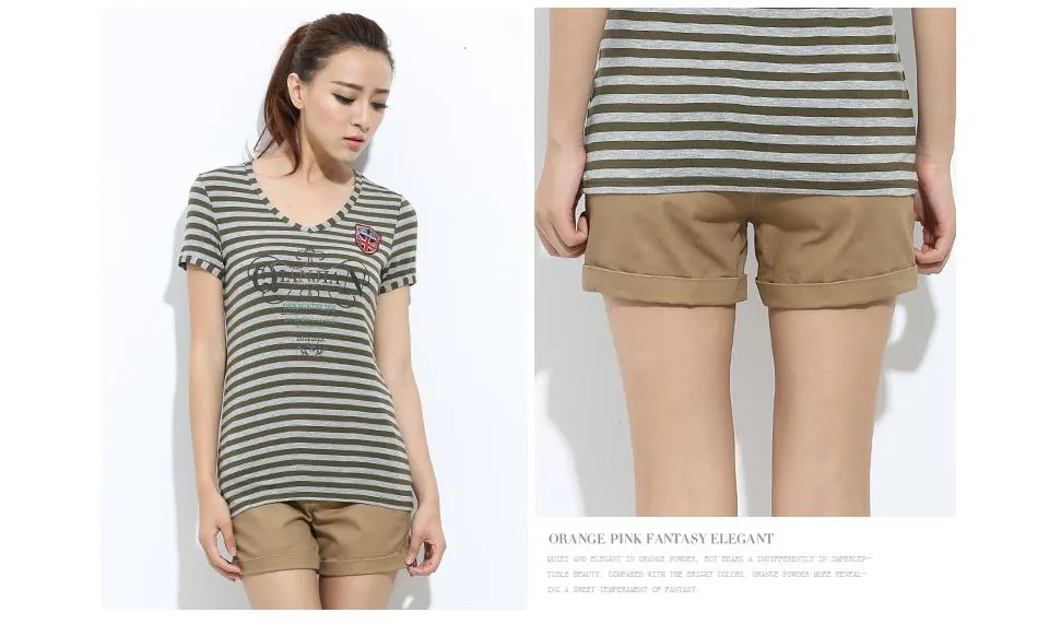 Women's Casual Military Cotton Mini Sexy Slim Shorts for Summer