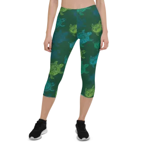 Women's CoastFlex Turtle Capri Leggings