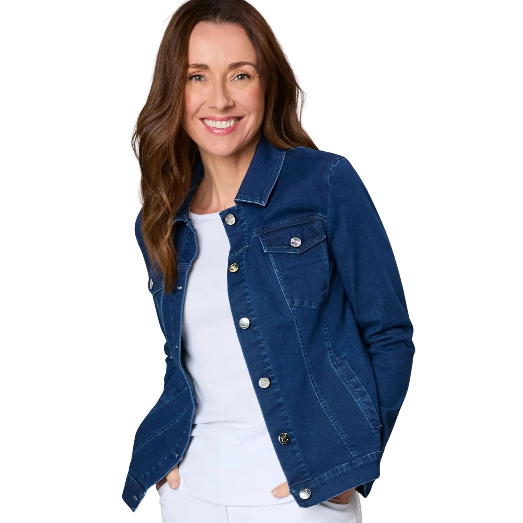 Womens Stretch Denim Jacket 